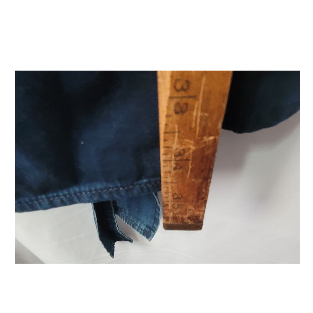 7 For all Mankind- women's denim Button up dress with belt- size XS - Picture 6 of 8